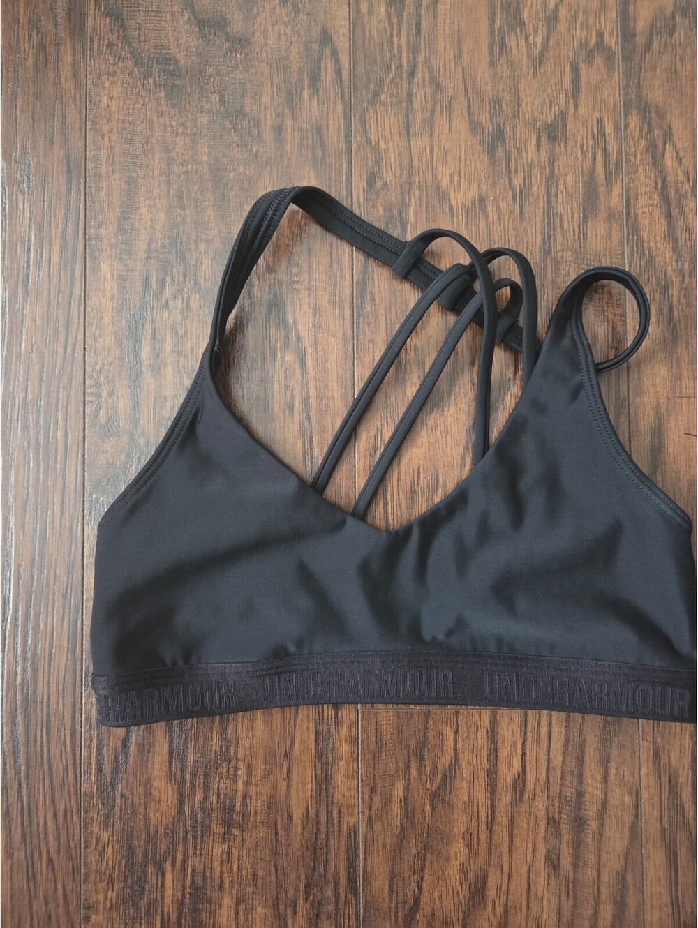 Black under Armour sports bra
